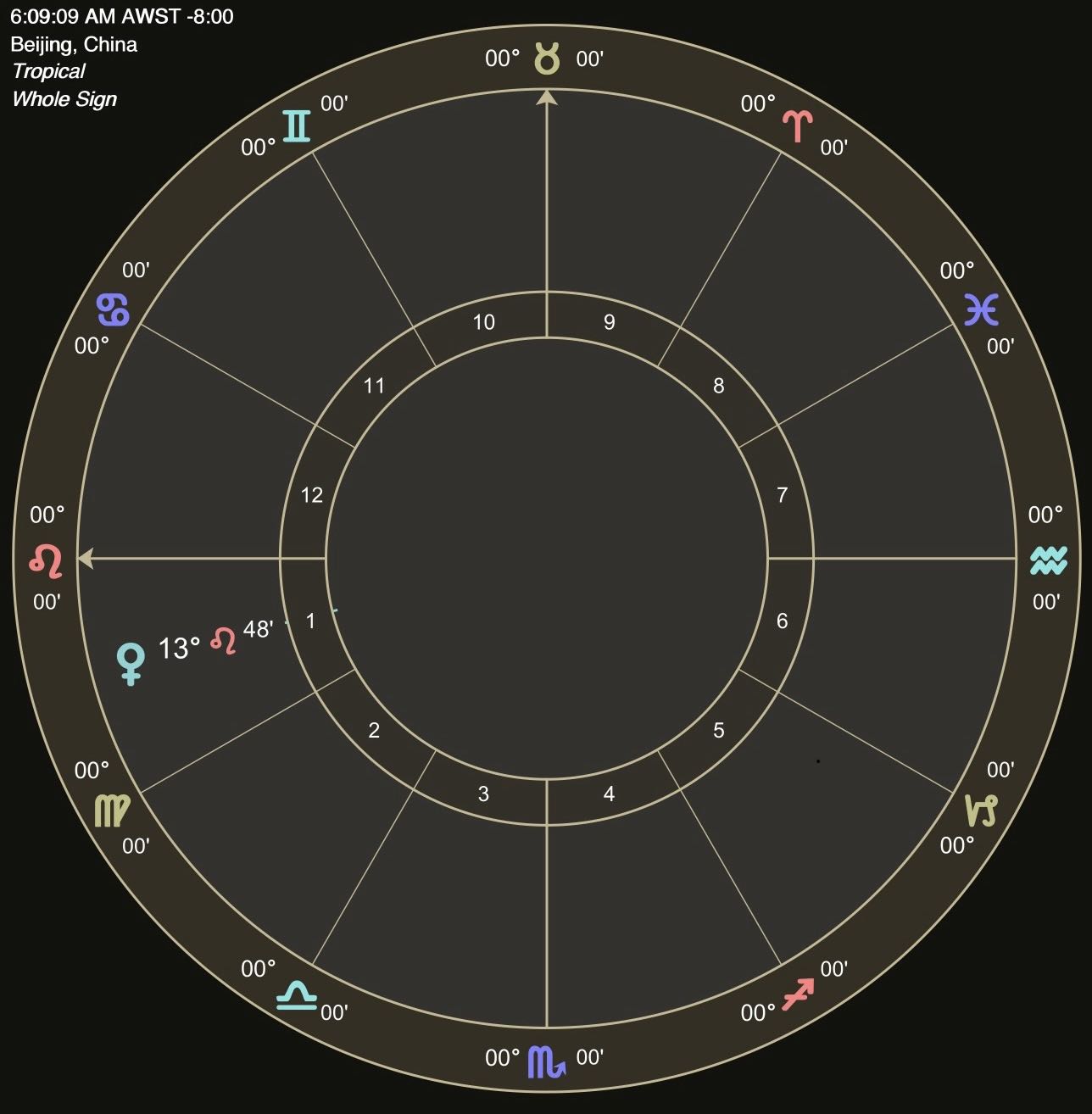 Annual Personal Natal Chart Report